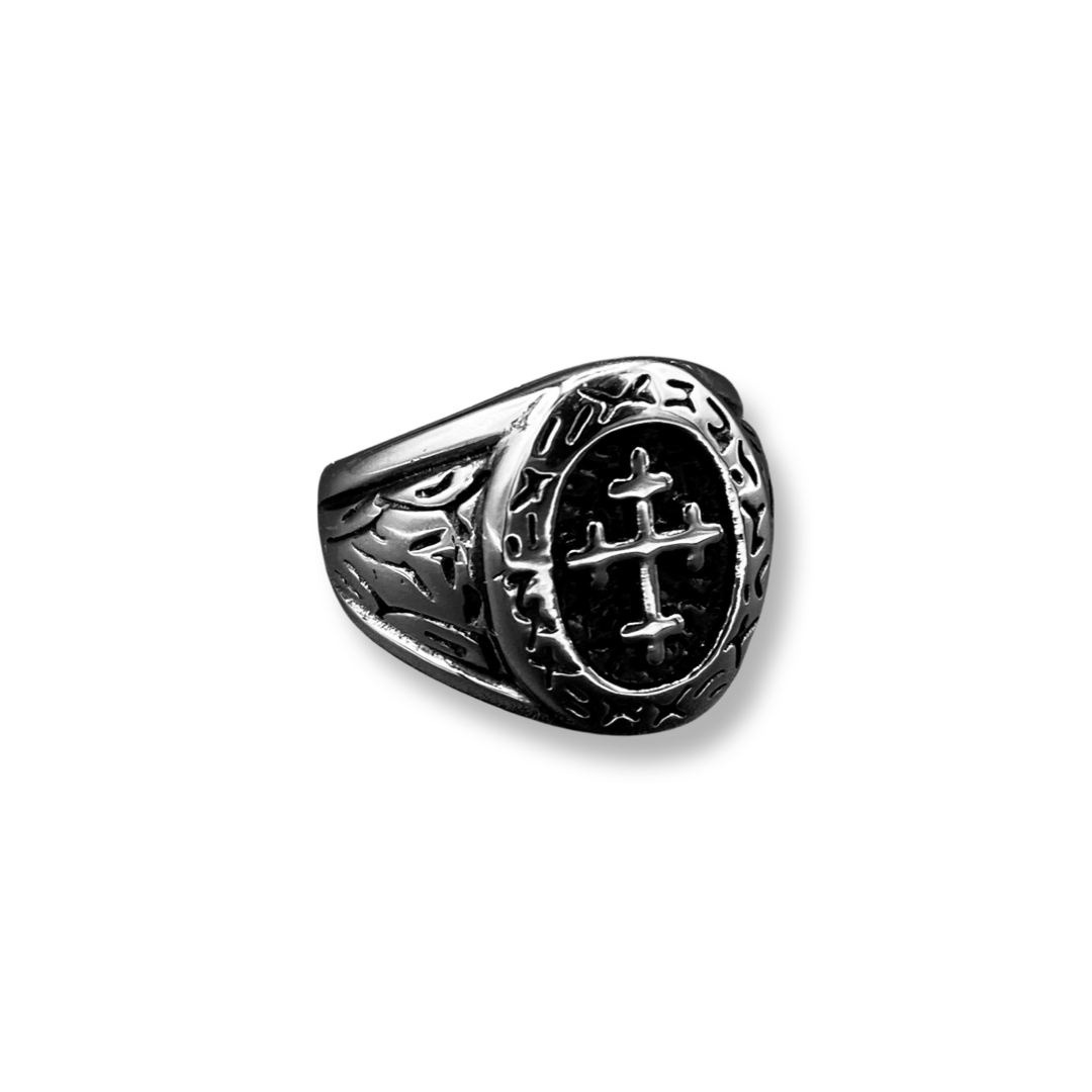 Cross Signet Ring